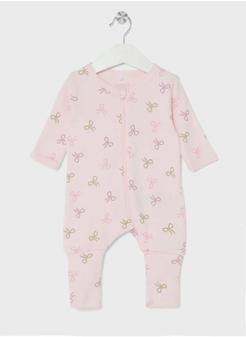 NAME IT Kids 2 Pack Bow Printed Romper