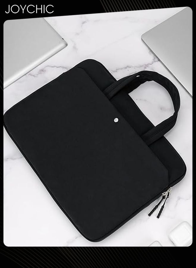 Joychic حقيبة لابتوب للنساء والرجال للعمل والمكتب والأعمال، واقية للابتوب بحجم 15 / 15.6 بوصة، حقيبة خفيفة لحمل الكمبيوتر مع مقبض - Image 3