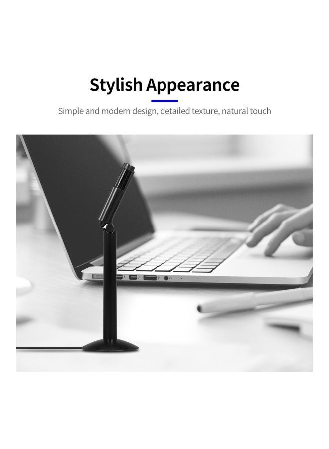 NIBEMINENT Portable Desktop Microphone C9794B Black - Image 5