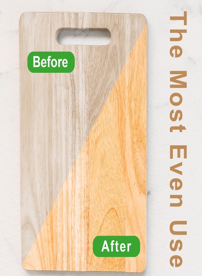 Threlaco مجموعة ثريلاغو 3 قطع من مُطبّق زيت لوح التقطيع مع زيت شمع لوح التقطيع الخشبي لكتل الجزار وأدوات المطبخ الخشبية - Image 5