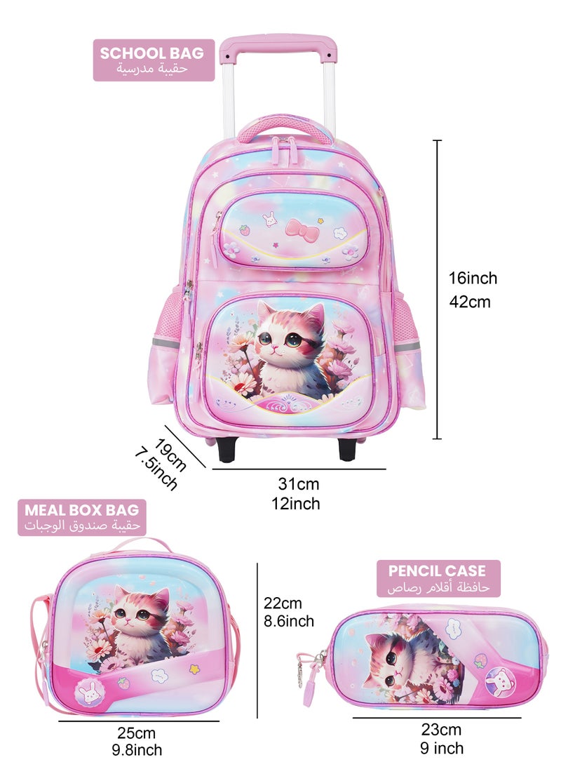 PARAJOHN KiddoKit Character Kitty School bag -Pink  - Image 4