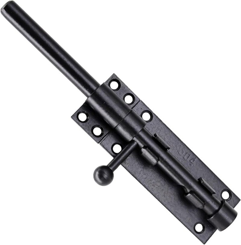 Heavy Duty 304 Stainless Steel Gate Latch Lock 8 Inch Black Anti Theft Adjustable - Image 2