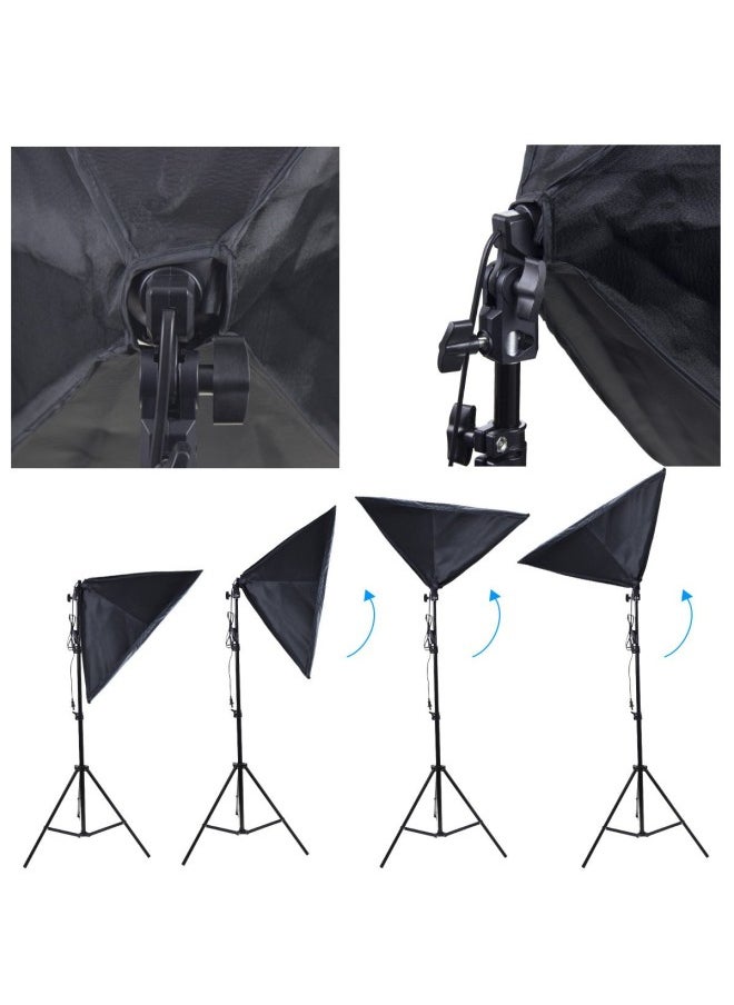 Generic Soft Light Box Camera Light Suit Equipment Photo Shoot Light Beauty Fill Light Studio Full Set-Light Source Color:2 M Bracket]  - Image 4