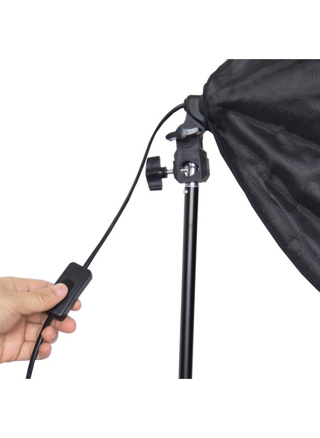 Generic Soft Light Box Camera Light Suit Equipment Photo Shoot Light Beauty Fill Light Studio Full Set-Light Source Color:2 M Bracket]  - Image 3