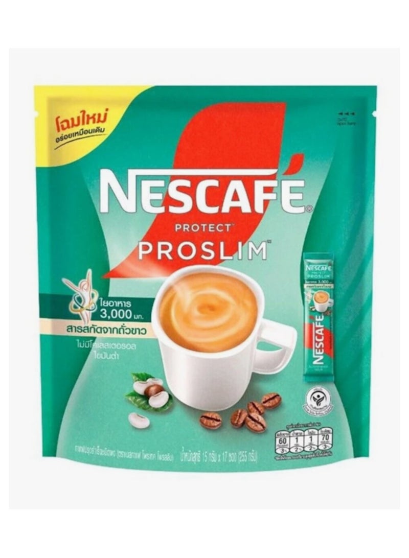 Nestle Nescafe Protect Proslim Instant Coffee 17 Sachets - Image 2