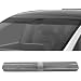 YoRise Car Windshield Banner Sticker Decal Waterproof Vinyl Auto Front Window Tint Strip Universal Vehicle Exterior Windscreen Sun Visor Decoration Sticker for Trucks SUVs CarsHoneycomb - Image 2