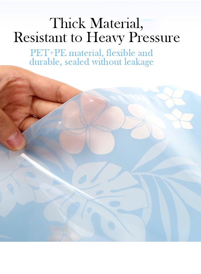 Loquat 10 Vacuum Storage Bags with Hand Pump, Reusable Space Bags Vacuum Seal Bags for Clothes, Clothing, Comforters and Blankets Blue - Image 3