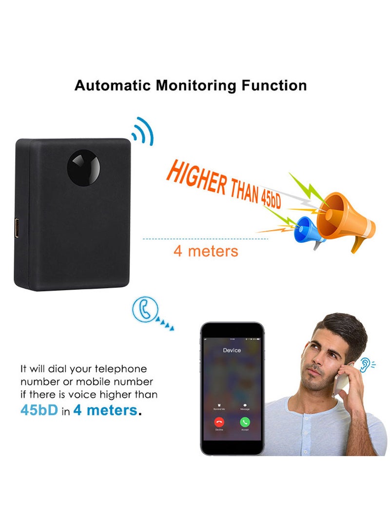 2 Mic Automatic Monitoring Listening Devices in Acoustic Alarm Mini Elderly and Children Caring Device Voice System  - Image 4