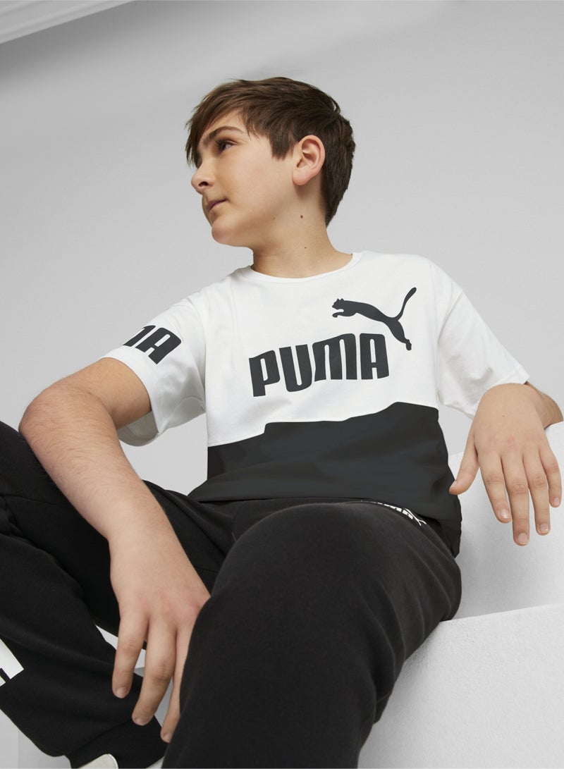 بوما تيشيرت PUMA POWER للشباب - Image 1