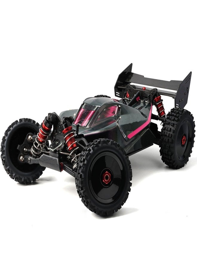 ZRRC Preglued 1/8 Scale RC Buggy Truggy Tires & Wheels Set 17mm Hex Wheels Tyres- All-Terrain Deep Tread, Compatible with 1/8 Arrma Typhon, Losi, Team Associated, HPI (black rims) - Image 3