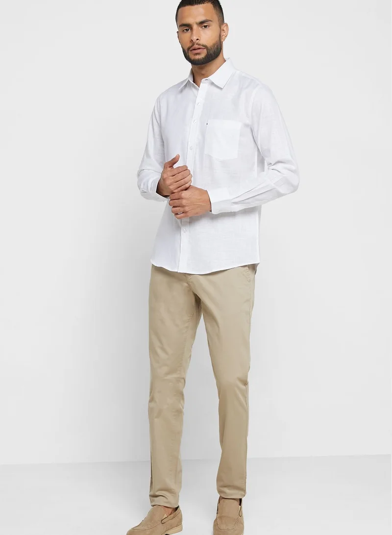 Robert Wood Dobby Lycra Shirt