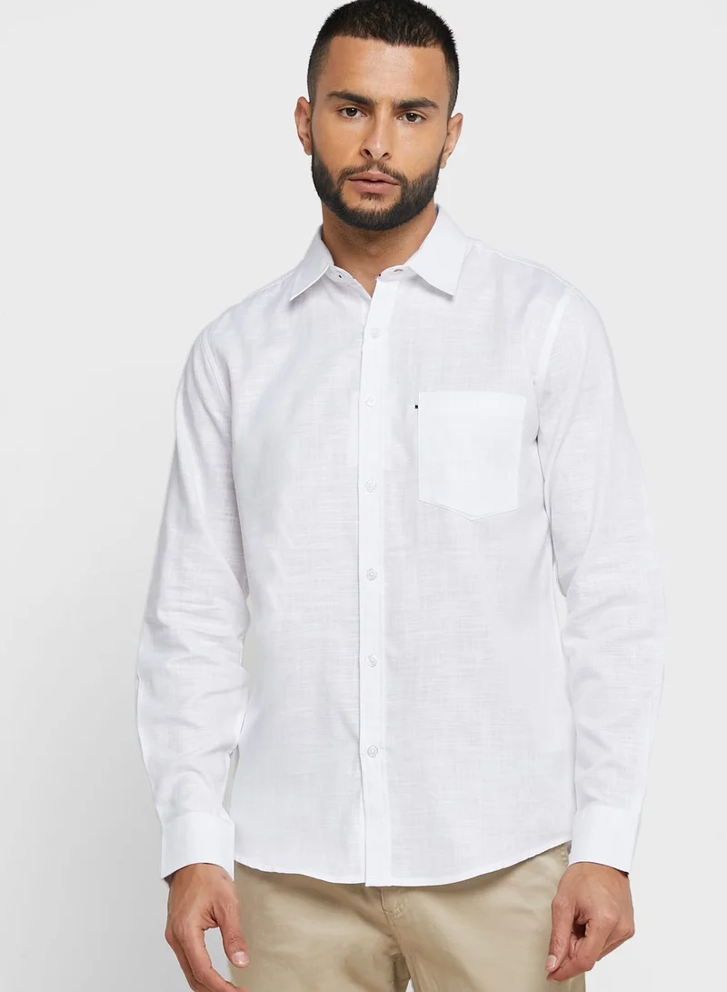 Robert Wood Dobby Lycra Shirt