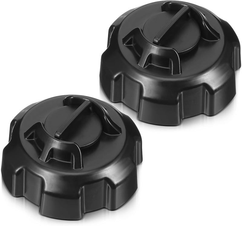 Silipull 2 Pcs Manual Vent Gas for Boat Tank Cap Fuel Vented Gas Cap Replacement, Black - Image 1