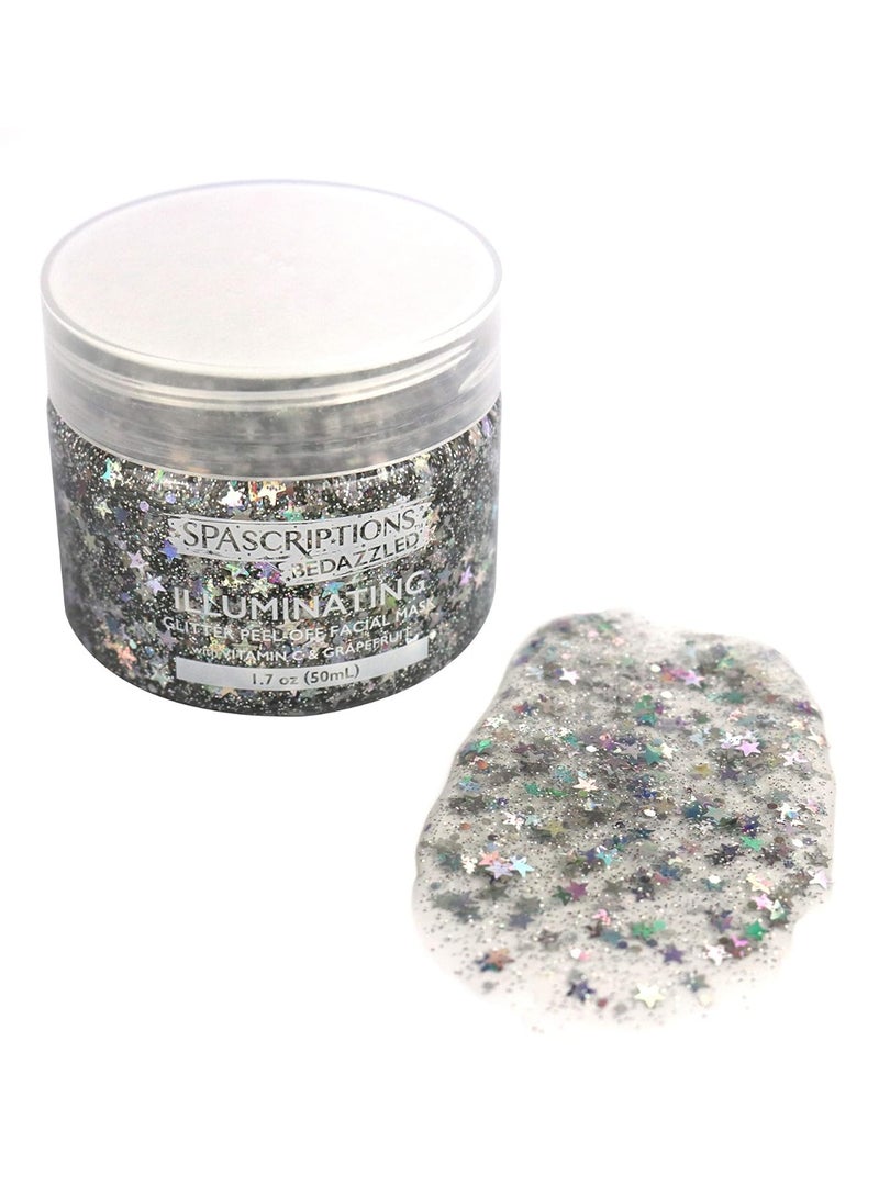 SpaScriptions BeDazzled- Firming & Pore Refining Glitter Peel-Off Masks - Image 2
