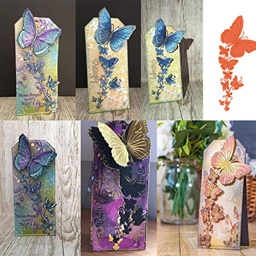 DDeehs Butterfly Border Frame Metal Die Cuts, Flower & Lace Border Edge Cutting Dies, Stencils for DIY Scrapbooking, Card Making - Image 5