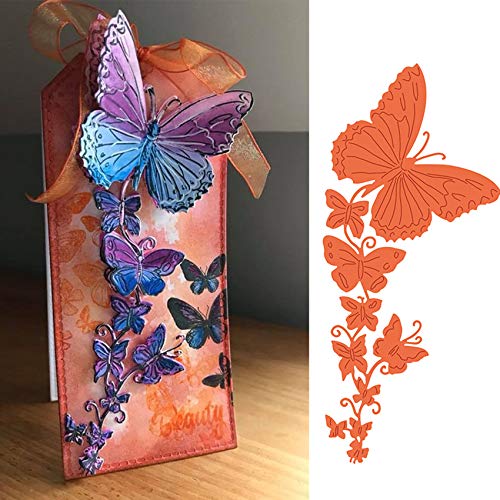 DDeehs Butterfly Border Frame Metal Die Cuts, Flower & Lace Border Edge Cutting Dies, Stencils for DIY Scrapbooking, Card Making - Image 4