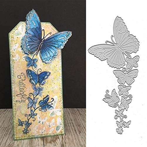 DDeehs Butterfly Border Frame Metal Die Cuts, Flower & Lace Border Edge Cutting Dies, Stencils for DIY Scrapbooking, Card Making - Image 1