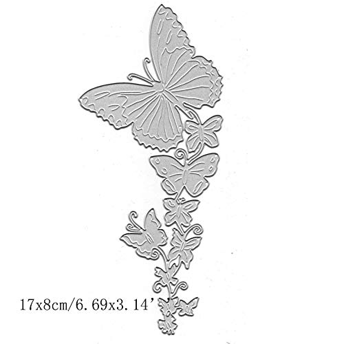 DDeehs Butterfly Border Frame Metal Die Cuts, Flower & Lace Border Edge Cutting Dies, Stencils for DIY Scrapbooking, Card Making - Image 2