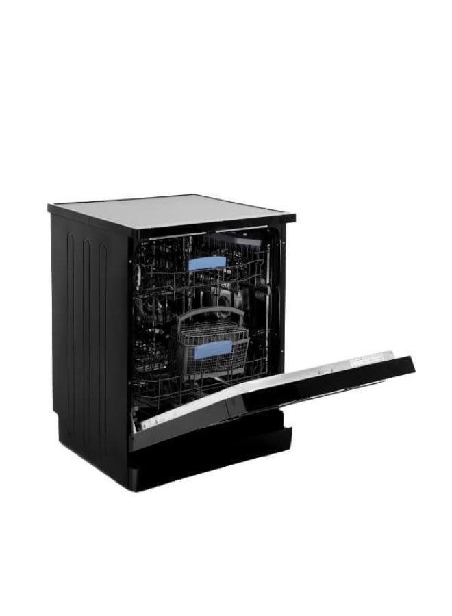 White Point Dishwasher 14 Settings 8 Programs with Digital Screen & Steam Wash in Black Color WPD148HDB - Image 3