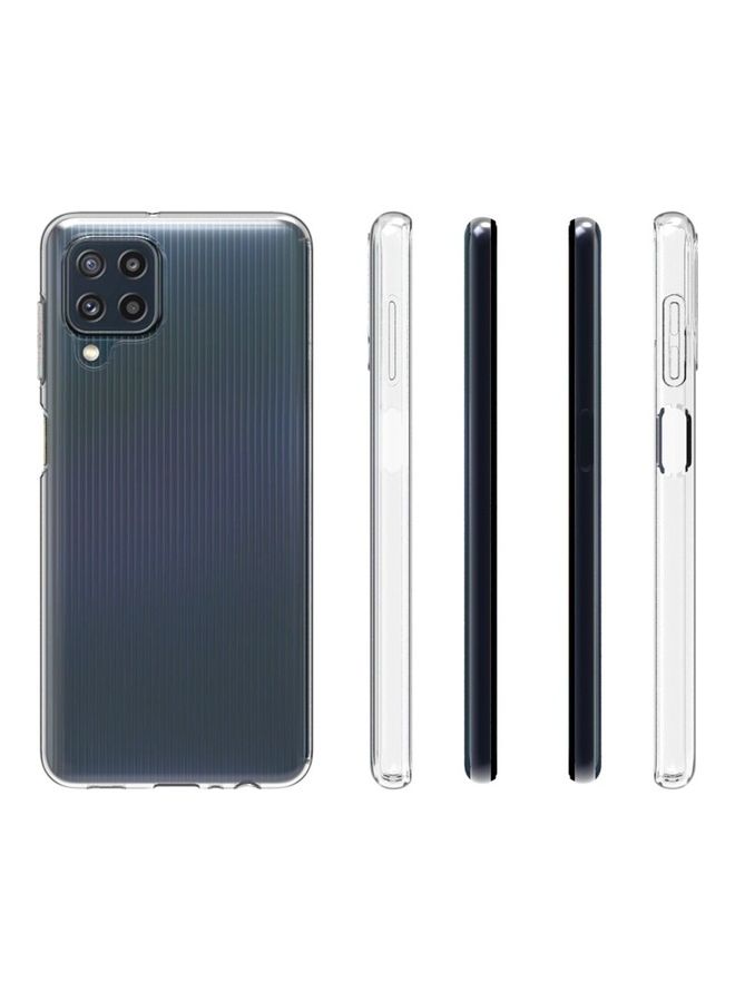 Raxoom Protective Soft Silicone Case Cover for Samsung Galaxy M32 4G Clear