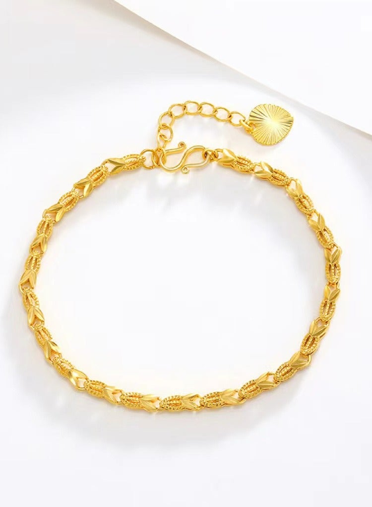 24K مطلية بالذهب أزياء خمر سوار - Image 1