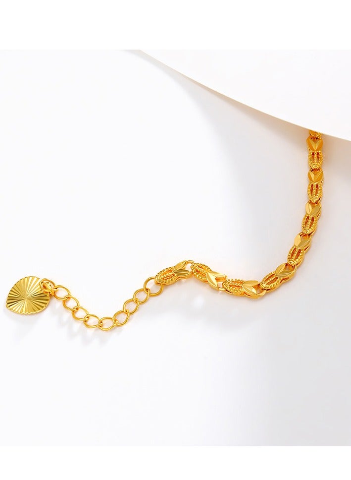 24K مطلية بالذهب أزياء خمر سوار - Image 3