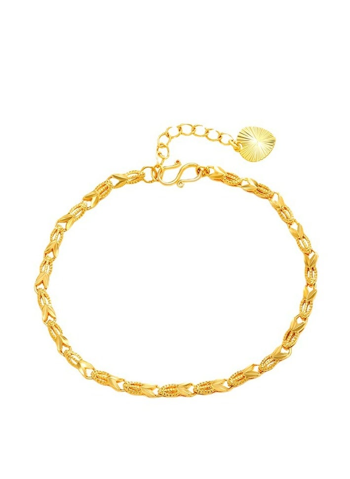 24K مطلية بالذهب أزياء خمر سوار - Image 5