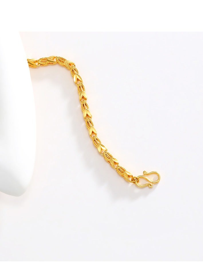 24K مطلية بالذهب أزياء خمر سوار - Image 4