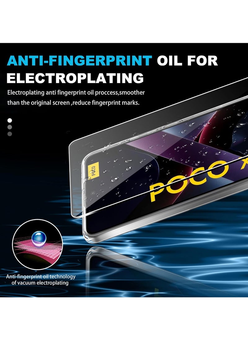يوارب كينج - Xiaomi Poco X7 Pro 5G / Xiaomi Redmi Turbo 4 5G شاشة مكافحة الخدش مغطاة بالكامل الزجاج المقسى - Image 1