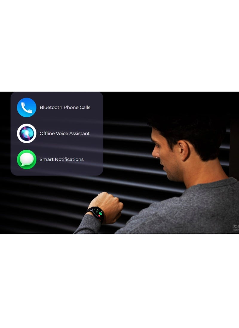 Joyelink Smart Watch 230 mAh Smart Watches for Men Smartwatches with Bluetooth Make/Answer Calls Multi-app Message Reminder Multi Language Fitness Watch Compatible Android iOS  - Image 4