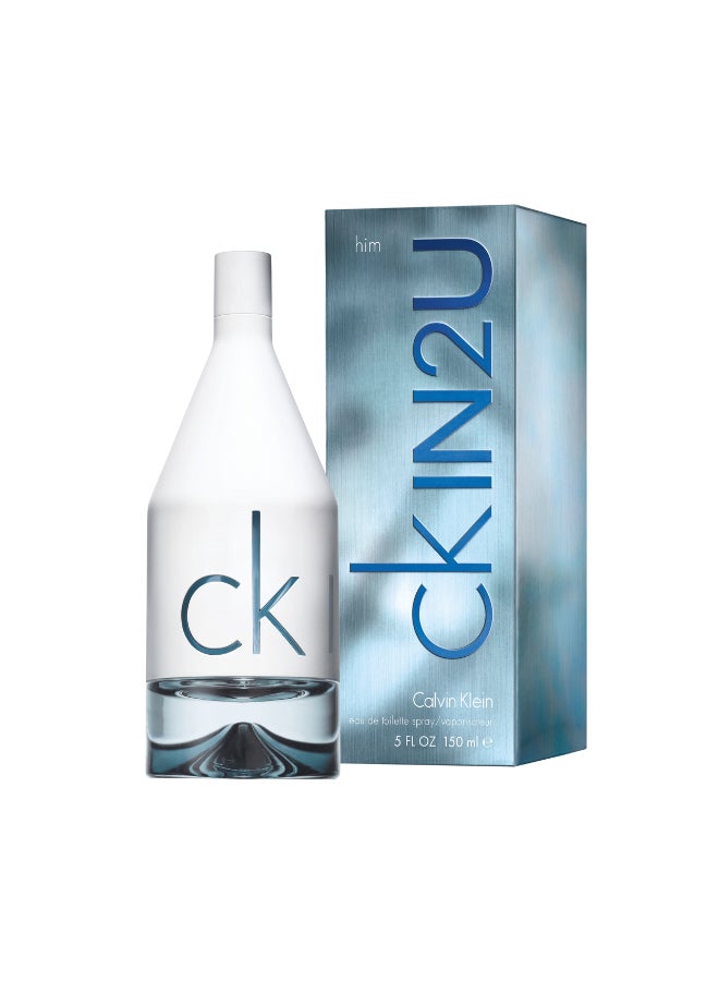 CALVIN KLEIN In2U For Men Eau De Toilette 150ml - Image 2