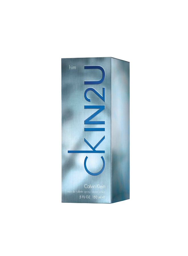 CALVIN KLEIN In2U For Men Eau De Toilette 150ml - Image 3