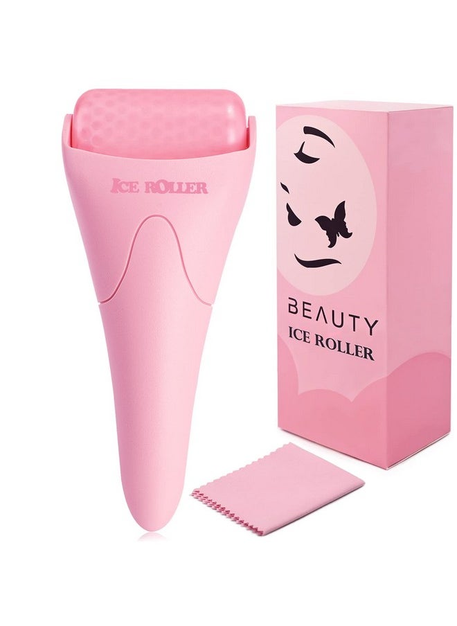 AFOUNDA Ice Roller For Face Eyes And Whole Body Relief Face Roller Skin Care Tool For Migraine Relief And Blood Circulationideal For All Skin Types (Pink)  - Image 1