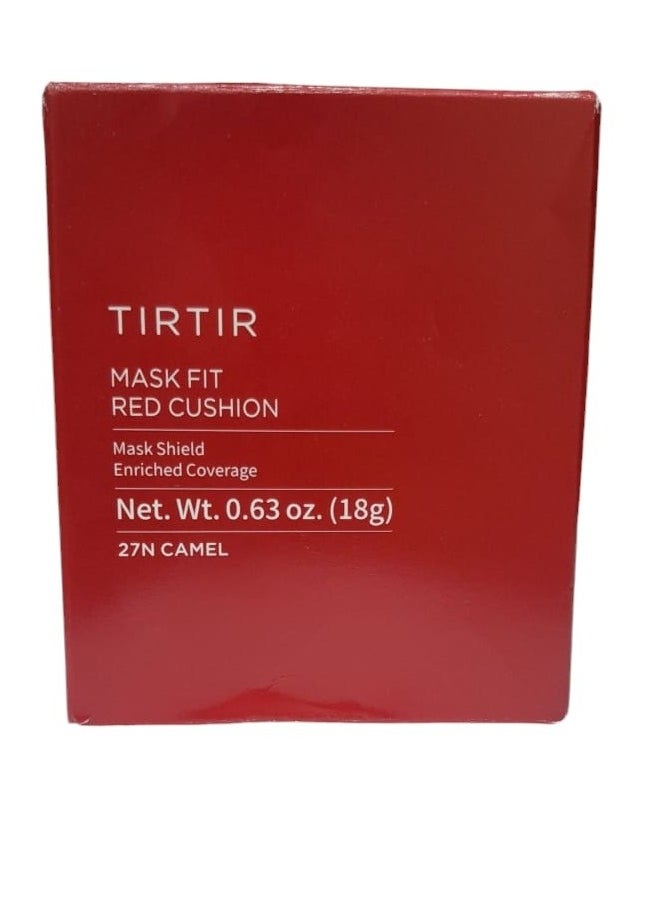TIRTIR - Mask Fit Red Cushion Mask Shield Enriched Coverage- 27N Camel, 18 G - Image 1