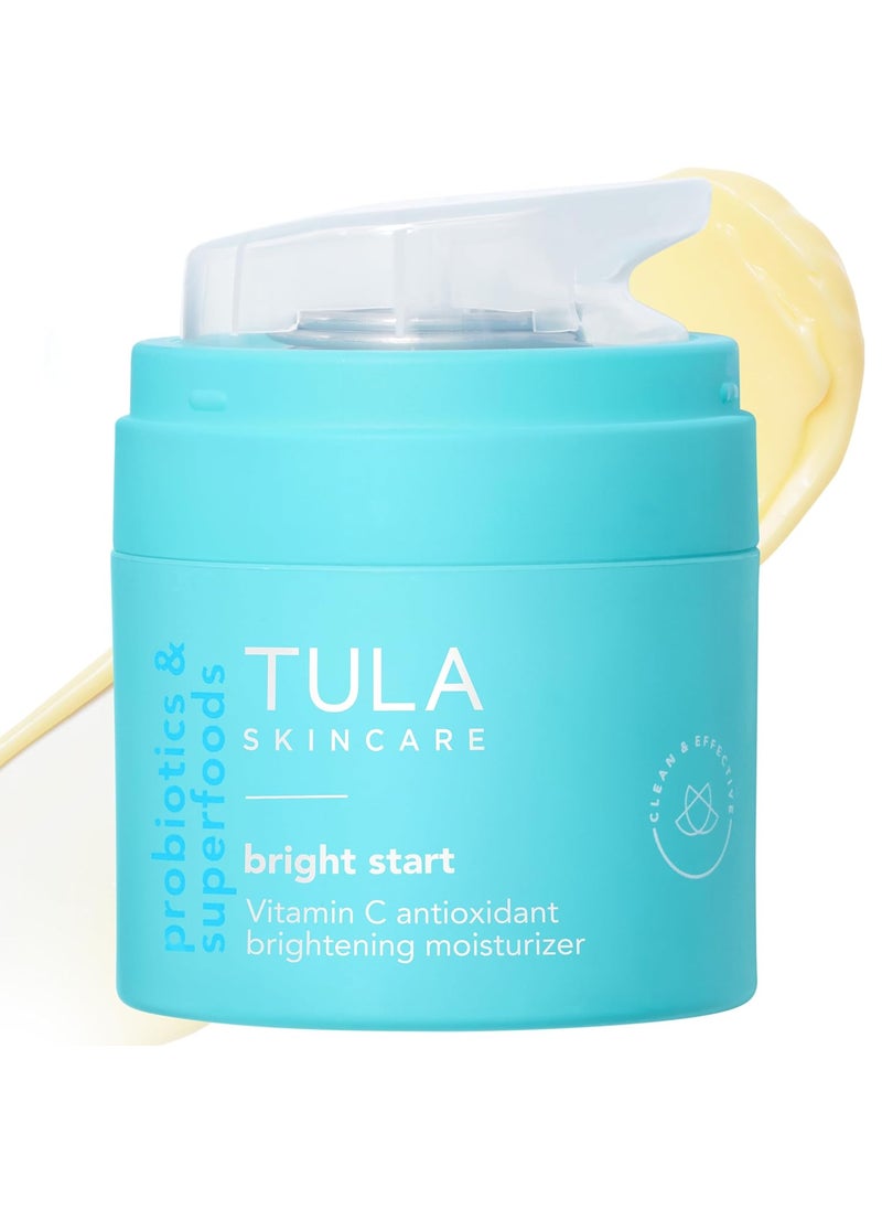 TULA TULA Skin Care Bright Start Vitamin C Antioxidant Brightening Moisturizer  Lightweight Gel Cream Brightens Hydrates  provides Antioxidant Protection 17 oz 