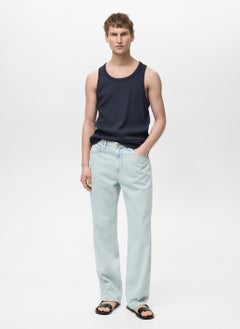 Mango Man Slim Fit Ribbed Tank Top  - Image 5