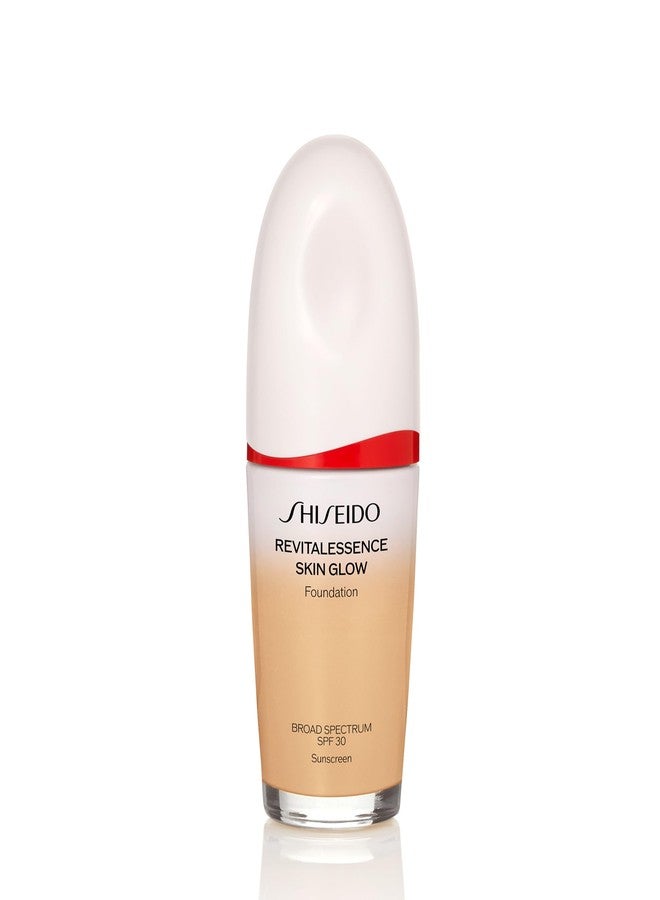 Shiseido RevitalEssence Skin Glow Foundation SPF 30, 230 Alder - Buildable, Medium Coverage - 24-HR Hydration & 12-HR Wear - Transfer, Crease & Fade Resistant - Non-Comedogenic - All Skin Types - Image 1