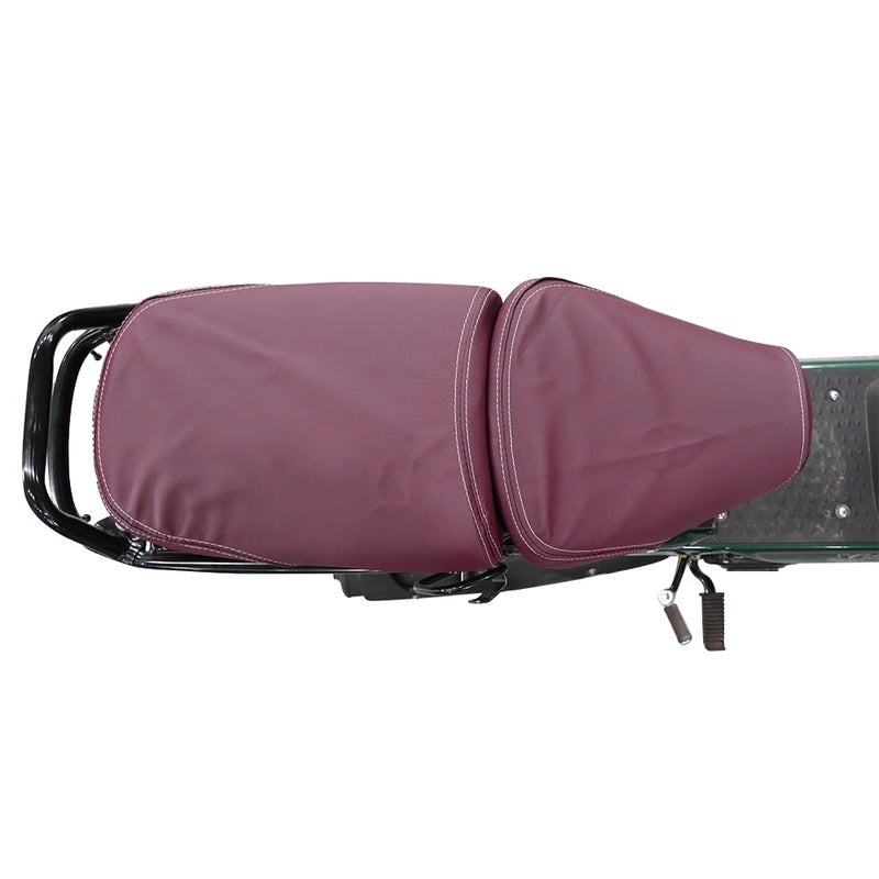 TVS ECO - XL100 Seat Cover for Sweat Free Comfortable Riding| Nylon Thread Stitching for Strength| Bike Riding Accessories|Heat & UV Ray Protection|Enhanced Tear Resistance -Purple - Image 2