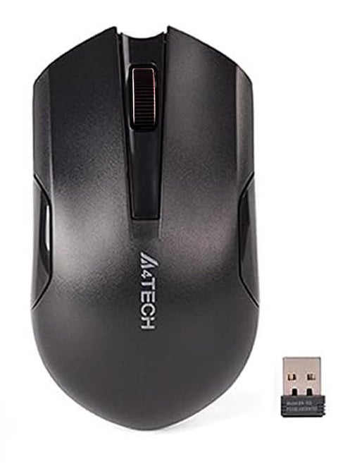 Silent Wireless Mouse G3-200N , 2.4GHz Mouse 1000 DPI ,  battery changes with energy-efficient engineering , optical - black