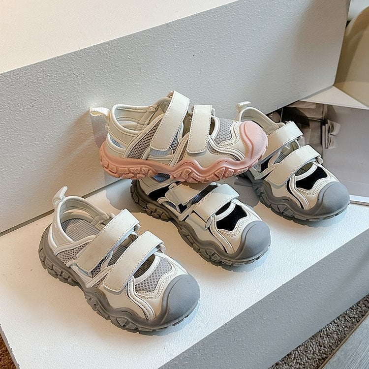 Girls' Sandals Baotou Children'S Shoes Baby Shoes Soft Sole Children'S Mesh Sneaker Boy'S Mesh Shoes - Image 4