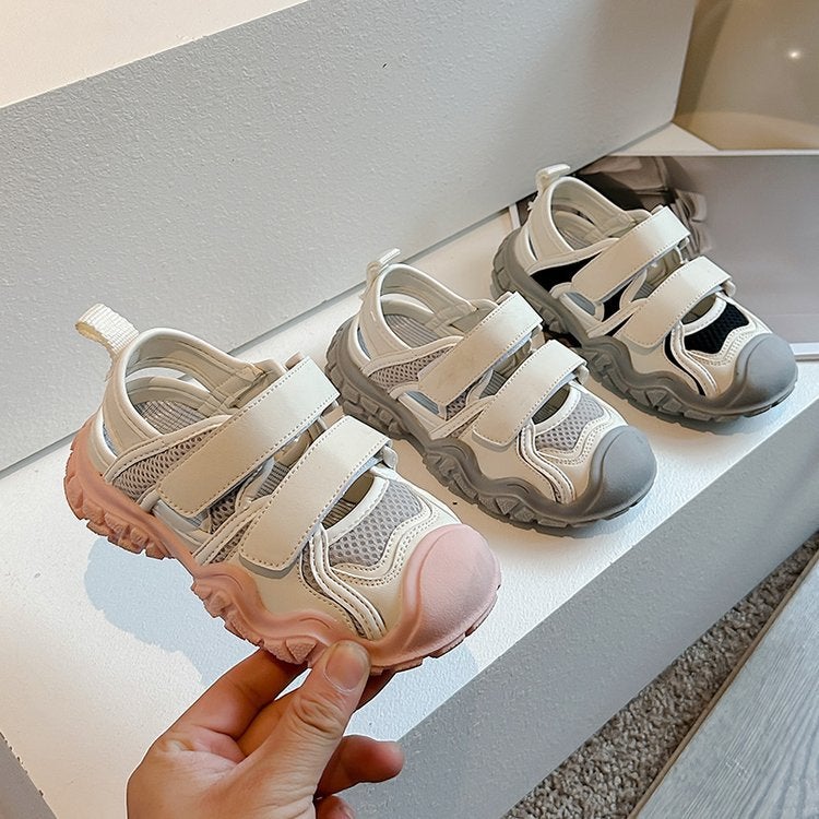 Girls' Sandals Baotou Children'S Shoes Baby Shoes Soft Sole Children'S Mesh Sneaker Boy'S Mesh Shoes - Image 3