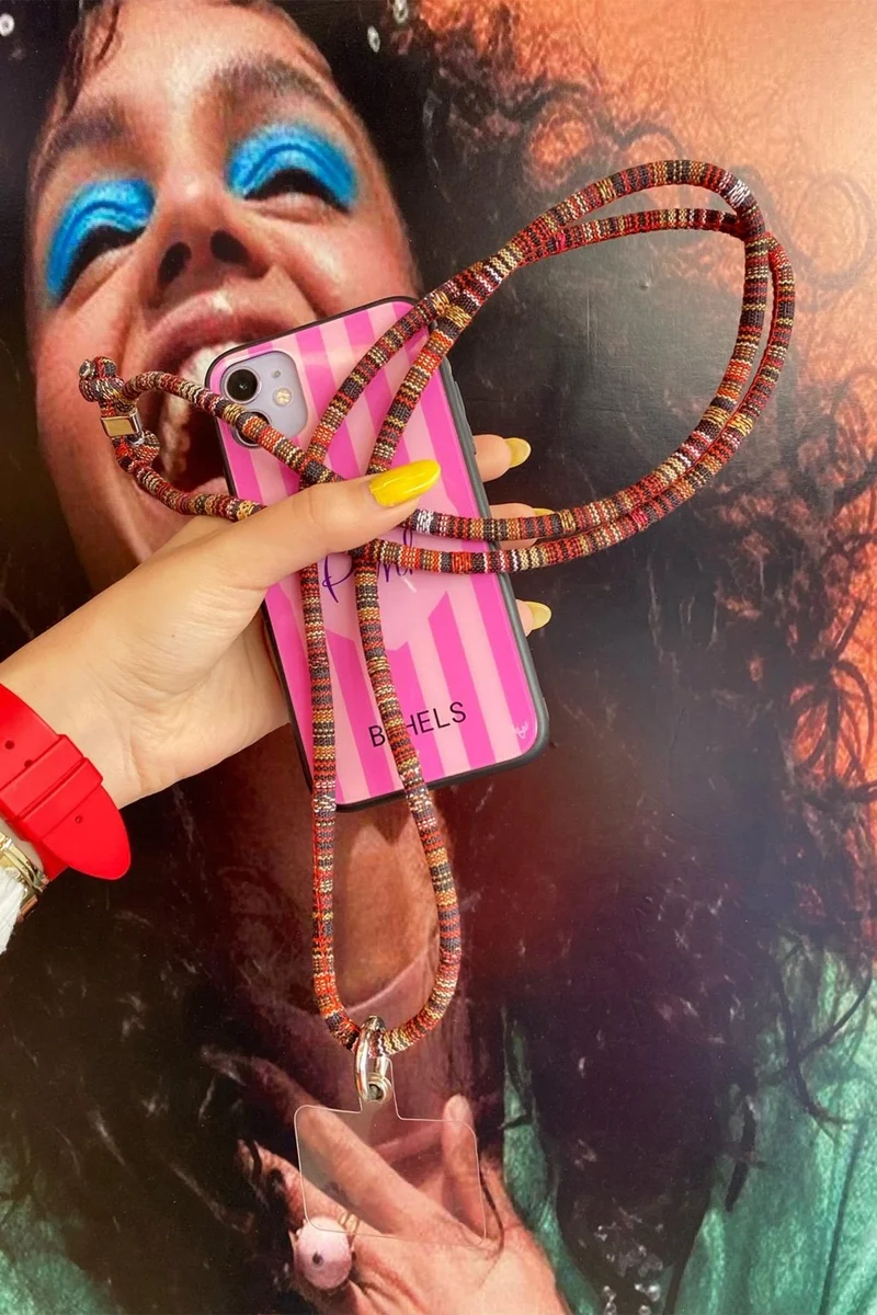 باهلس Trendy Phone Neck Strap Charm Compatible with All Cases