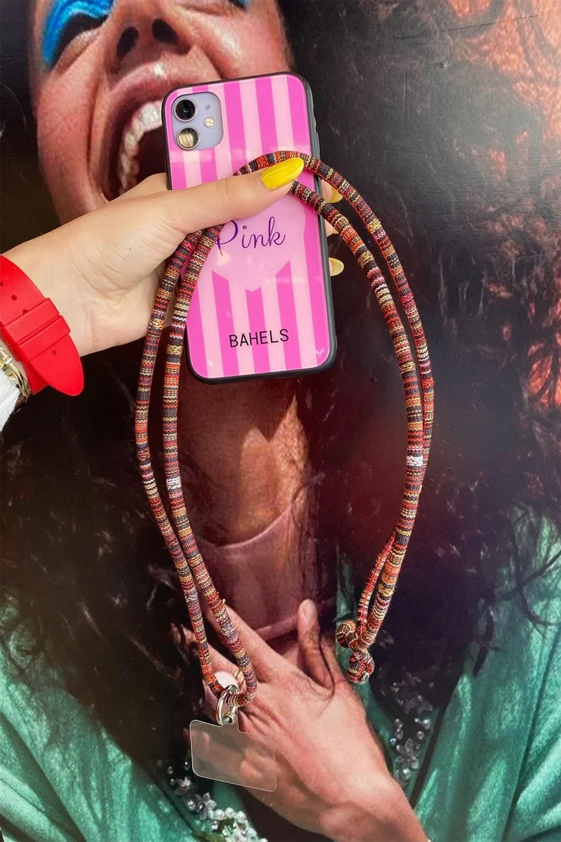باهلس Trendy Phone Neck Strap Charm Compatible with All Cases