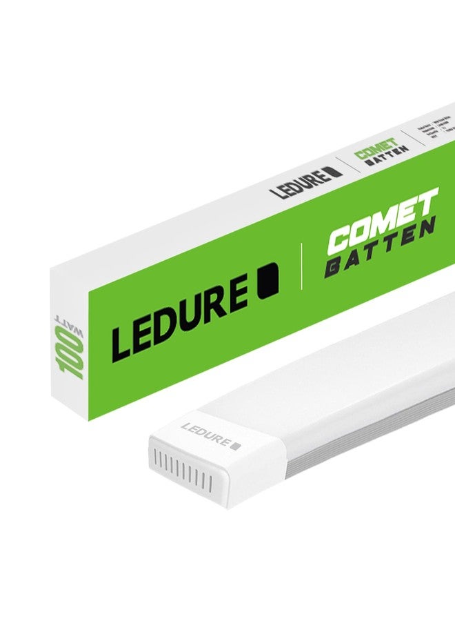 LEDURE Comet 100W LED Batten | 4Ft Cool White (6500K) | High Brightness 10000 Lumens | Slim, Energy-Efficient LED Tube Light for Home, Office, Warehouse, Industrial & Commercial Spaces | Pack of 1 - Image 1
