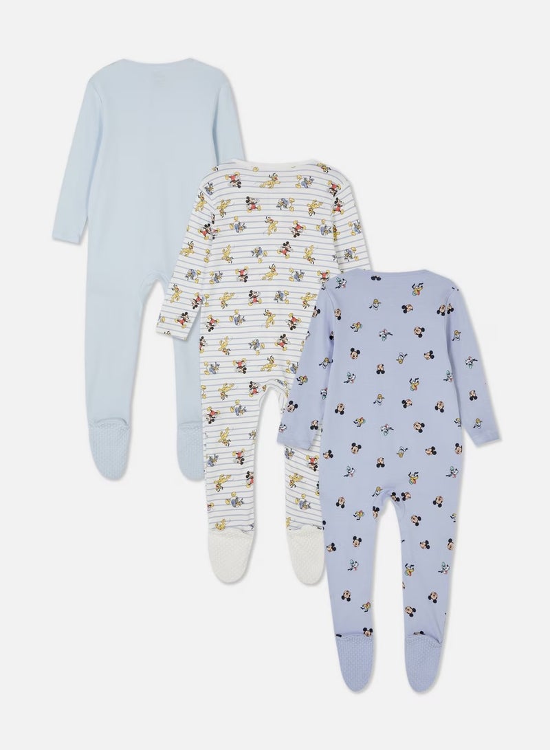 PRIMARK 3pk Disney Sleepsuits - Image 2