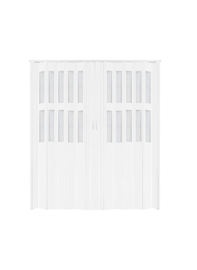 Folding Double Accordion Door White 170 X 205 Cm Gd83205Hw13 