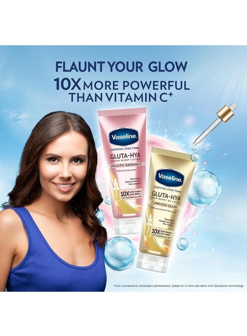 Vaseline® Gluta-Hya Flawless Glow Serum Burst body Lotion,10x more powerful than vitamin c, for glowing & eventoned skin, 200ml - Image 4
