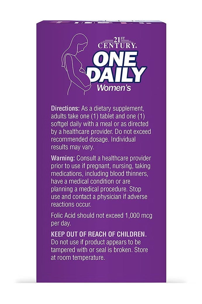 21st Century Prenatal Multivitamin + DHA 30 Tablets And 30 Softgels - Image 3