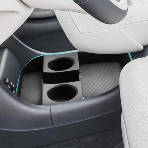 SHAOHAO for 2026 Hyundai Palisade Lower Organizer for 2026 Hyundai Palisade Accessories Under Console Organizer Tray, 2026 Palisade LX3 Buttom Insert Stoage Box with Cup Holder (Only for 7-Seat) - Image 1