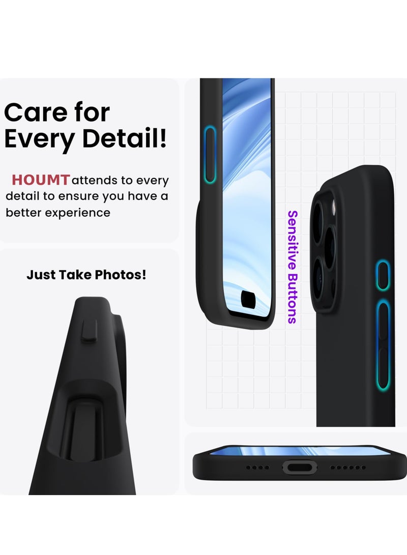 حومة جراب iPhone 16 Pro Max من السيليكون السائل الناعم لهاتف iPhone 16 Pro Max غطاء مضاد للخدش ومقاوم للصدمات من مادة TPU لهاتف Apple iPhone 16 Pro Max 6.9 بوصة - Image 5